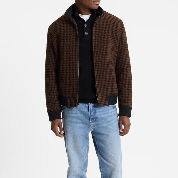 Express Other - NWT Express Bomber Jacket- Houndstooth